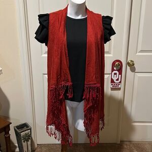 Stem & Vine shirt and cardigan/duster set. Shirt L/ duster M.